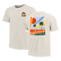 Thumbnail for Miami Hurricanes Palms Bone Tshirt (Copy)