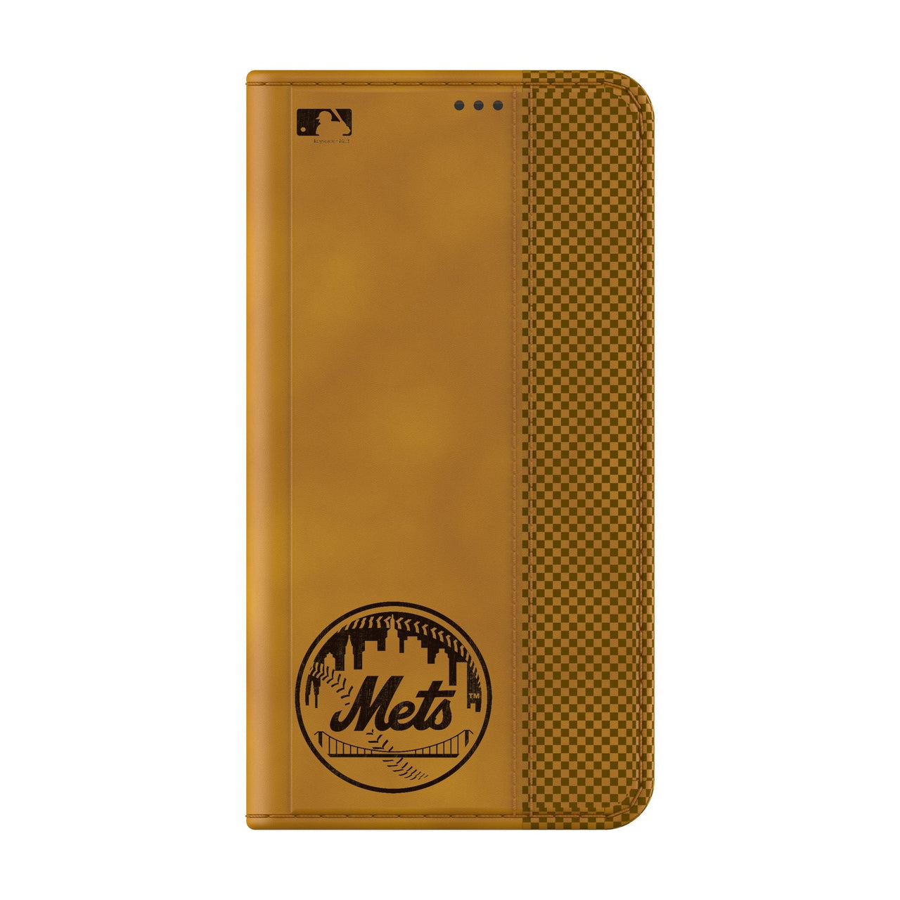 New York Mets Burn Folio Phone Case-1