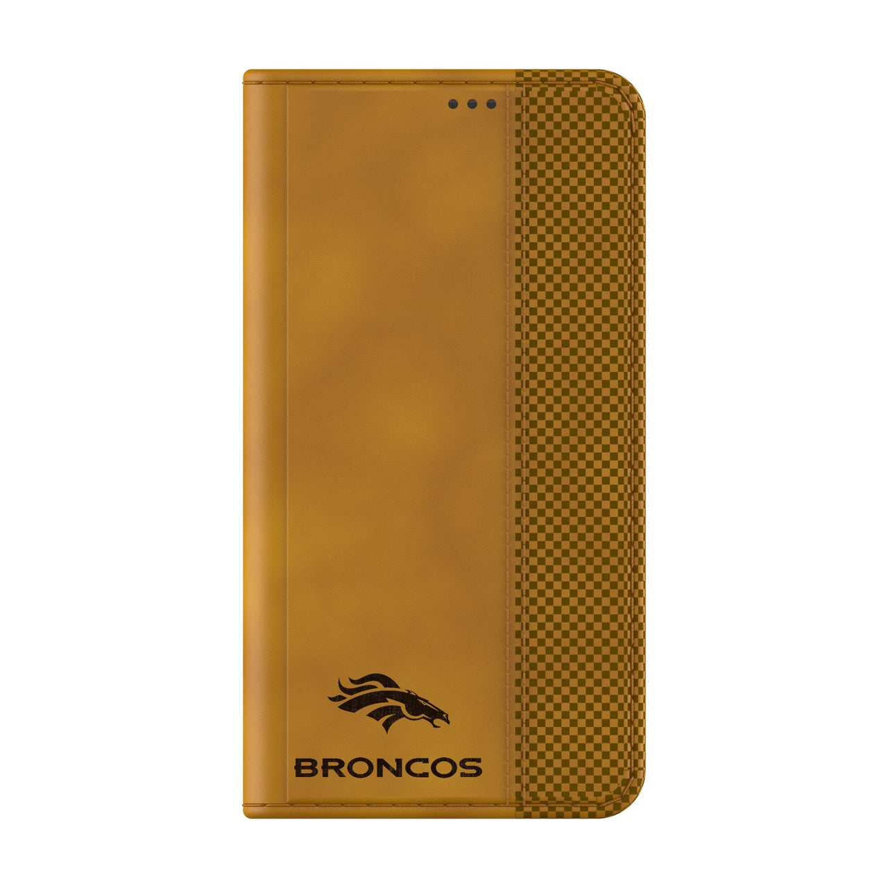 Denver Broncos Burn Folio Phone Case-1