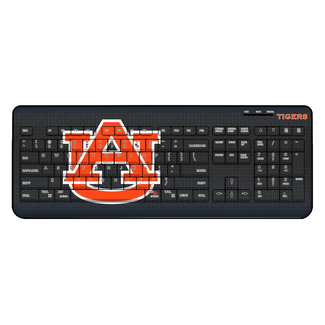 Auburn Tigers Linen Wireless USB Keyboard-0