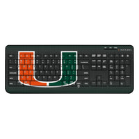 Thumbnail for Miami Hurricanes Linen Wireless USB Keyboard-0