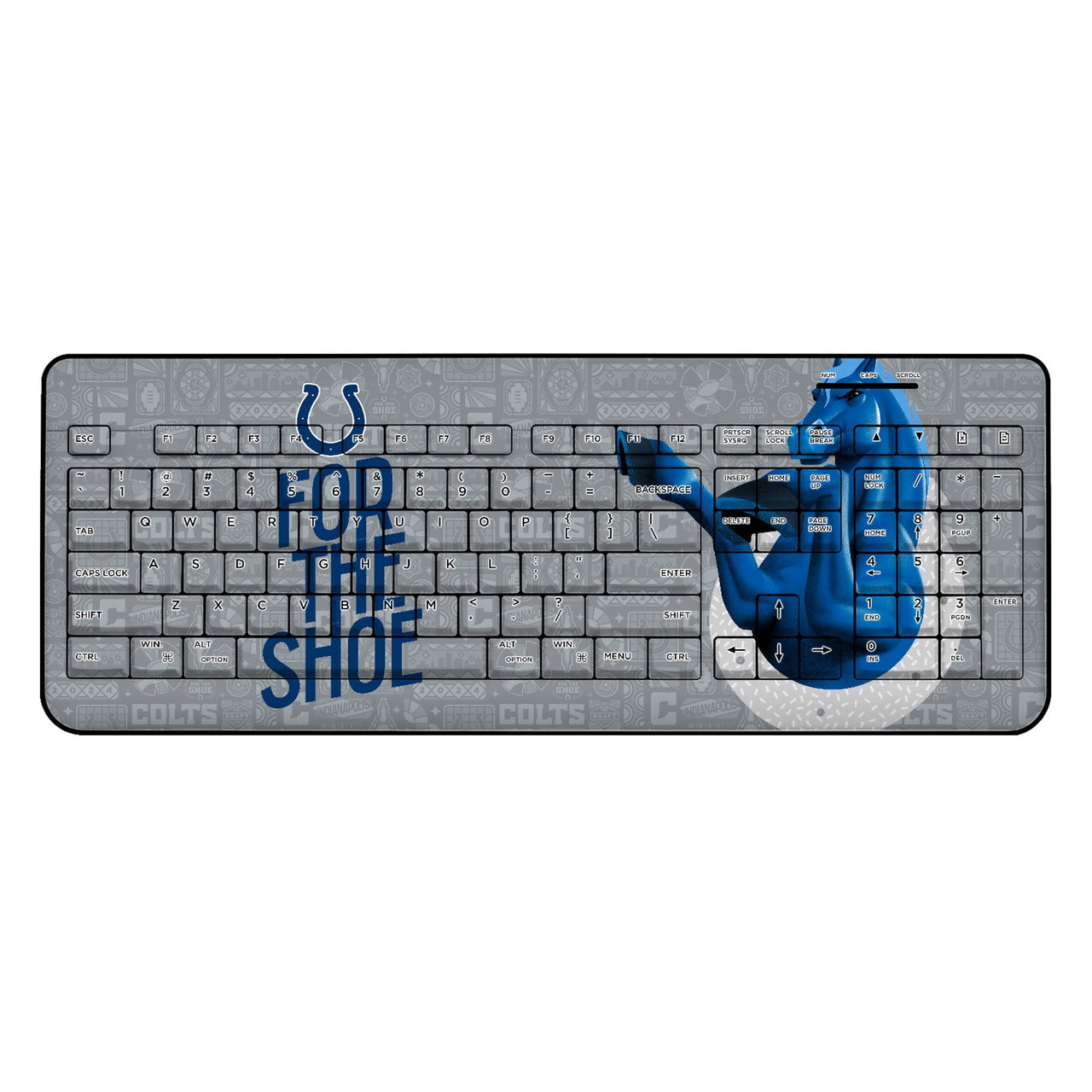 Indianapolis Colts 2024 Illustrated Limited Edition Wireless USB Keyboard-0