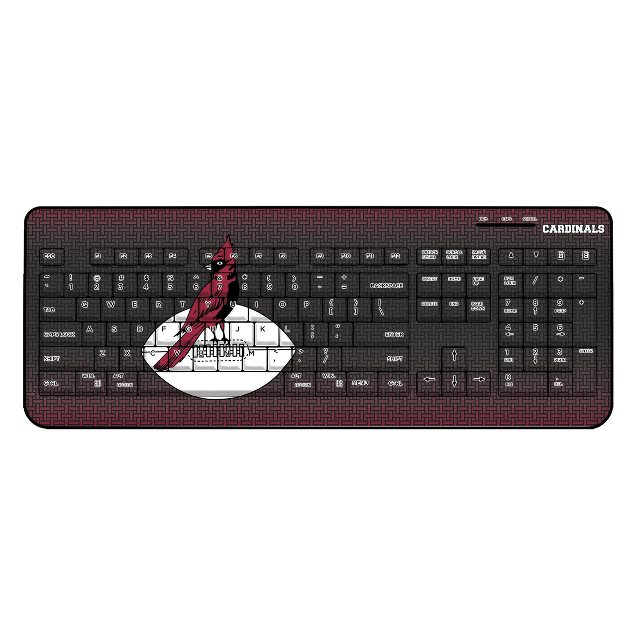 Chicago Cardinals 1947-1959 Historic Collection Linen Wireless USB Keyboard-0