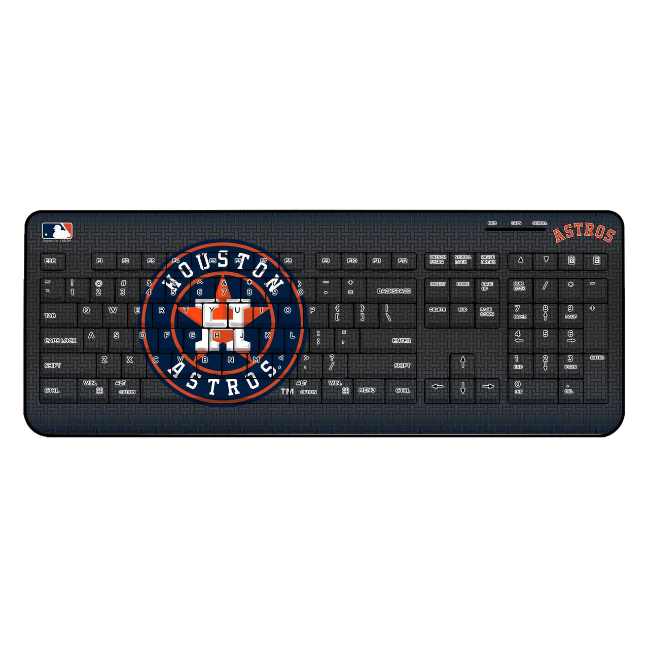 Houston Astros Linen Wireless USB Keyboard-0