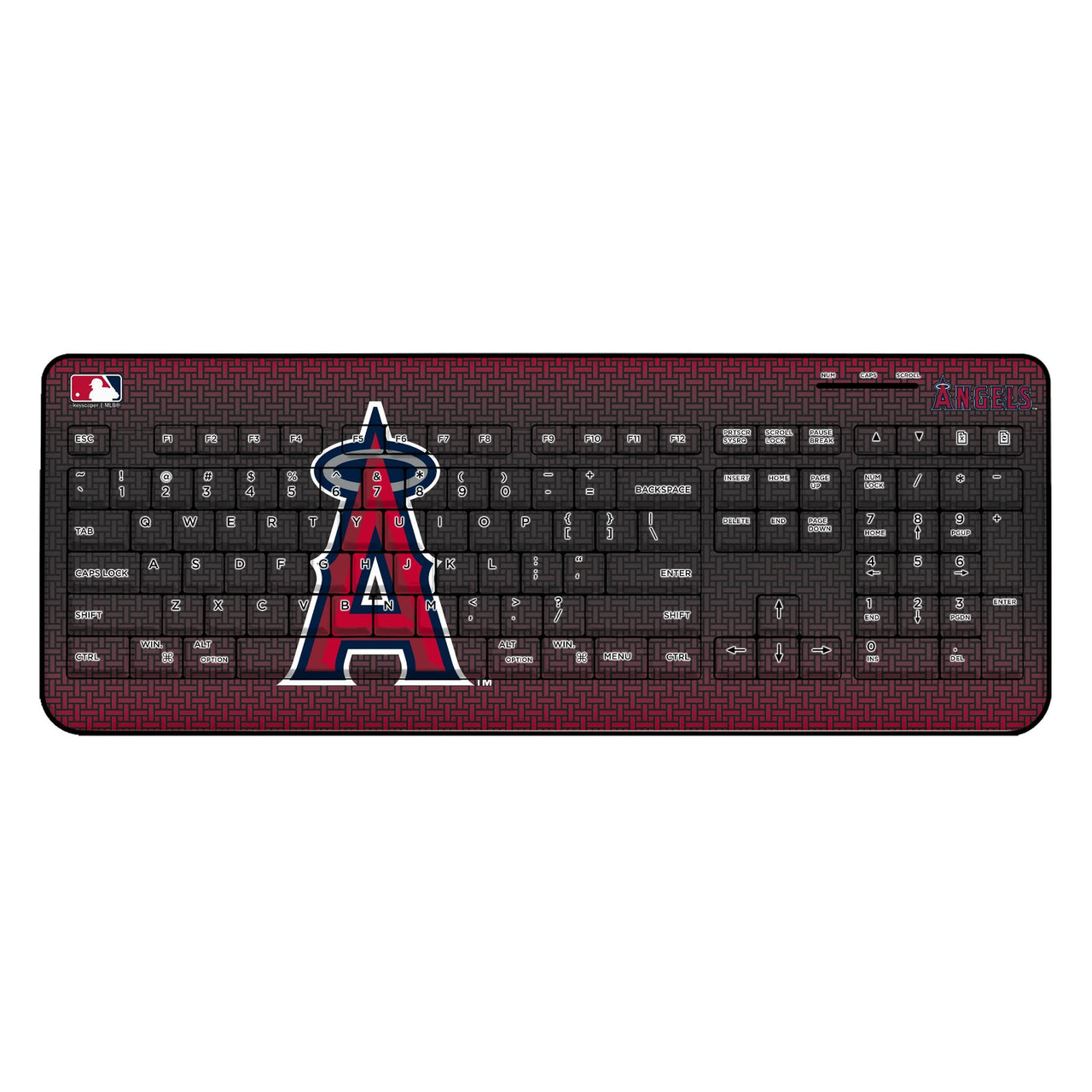 Los Angeles Angels Linen Wireless USB Keyboard-0