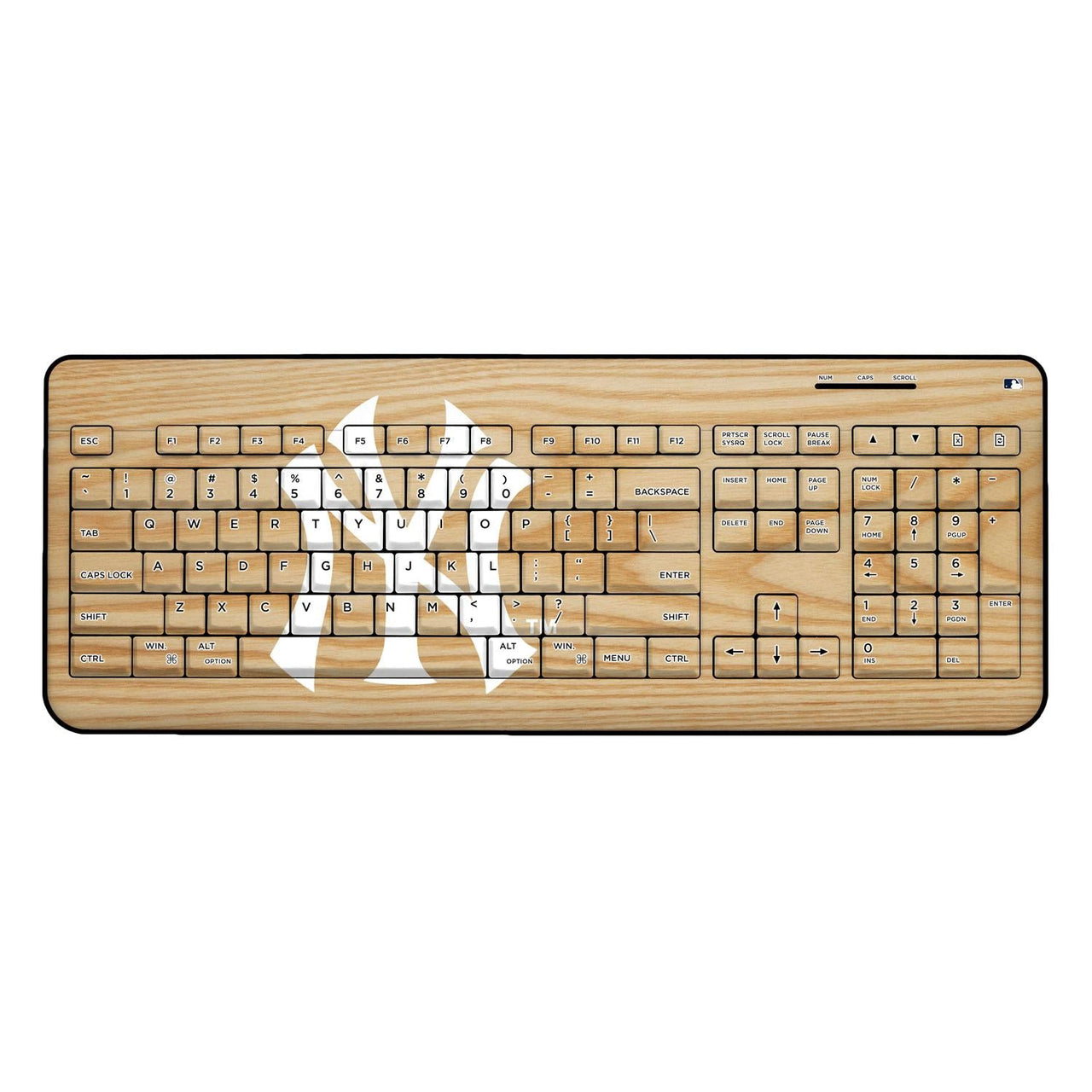 New York Yankees Baseball Bat Wireless USB Keyboard-0