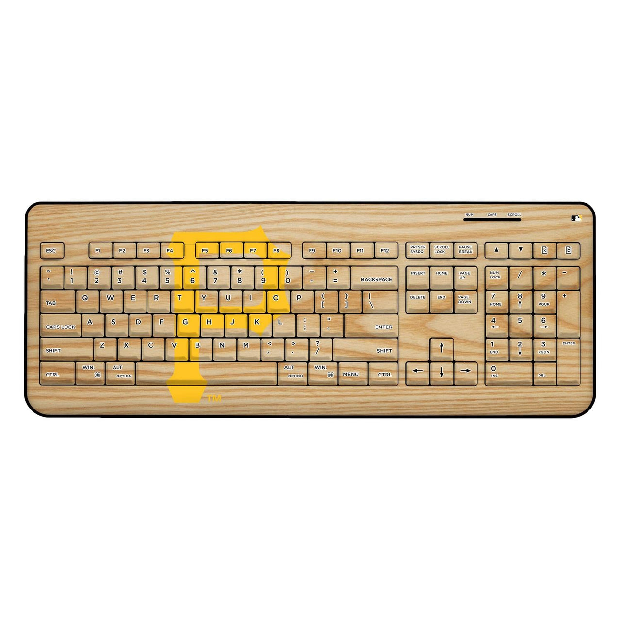 Pittsburgh Pirates Baseball Bat Wireless USB Keyboard-0