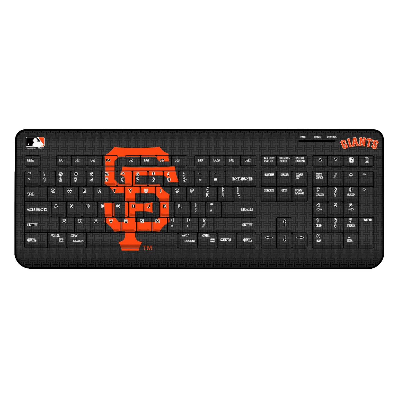 San Francisco Giants Linen Wireless USB Keyboard-0