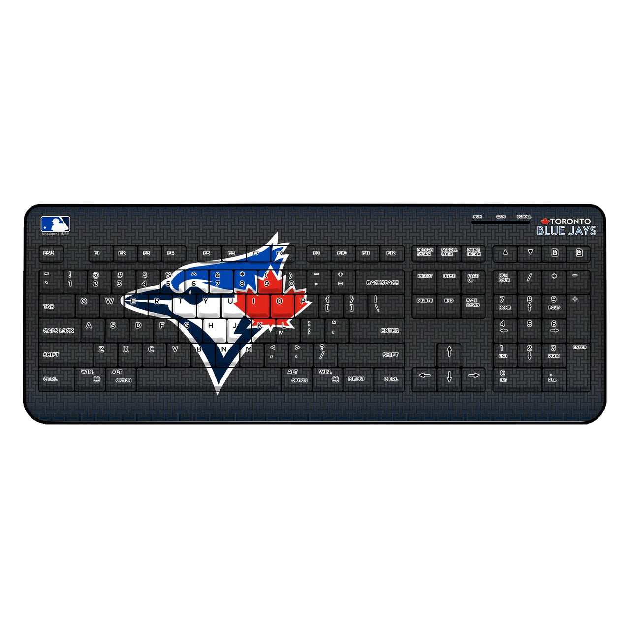 Toronto Blue Jays Linen Wireless USB Keyboard-0