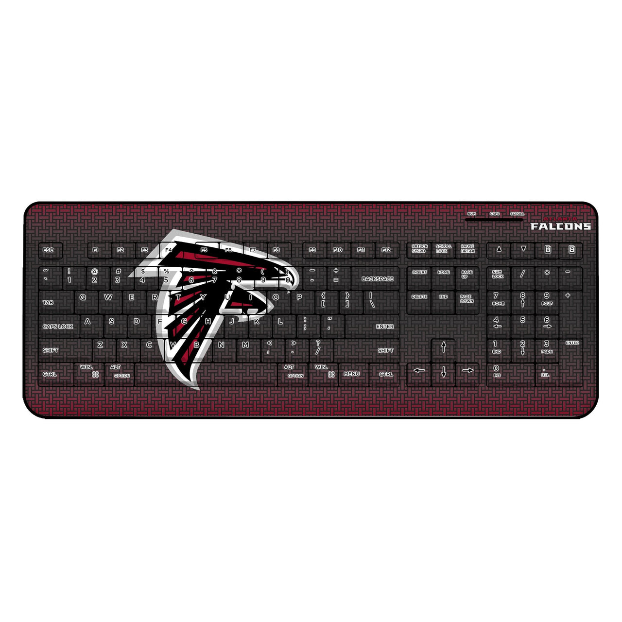 Atlanta Falcons Linen Wireless USB Keyboard-0