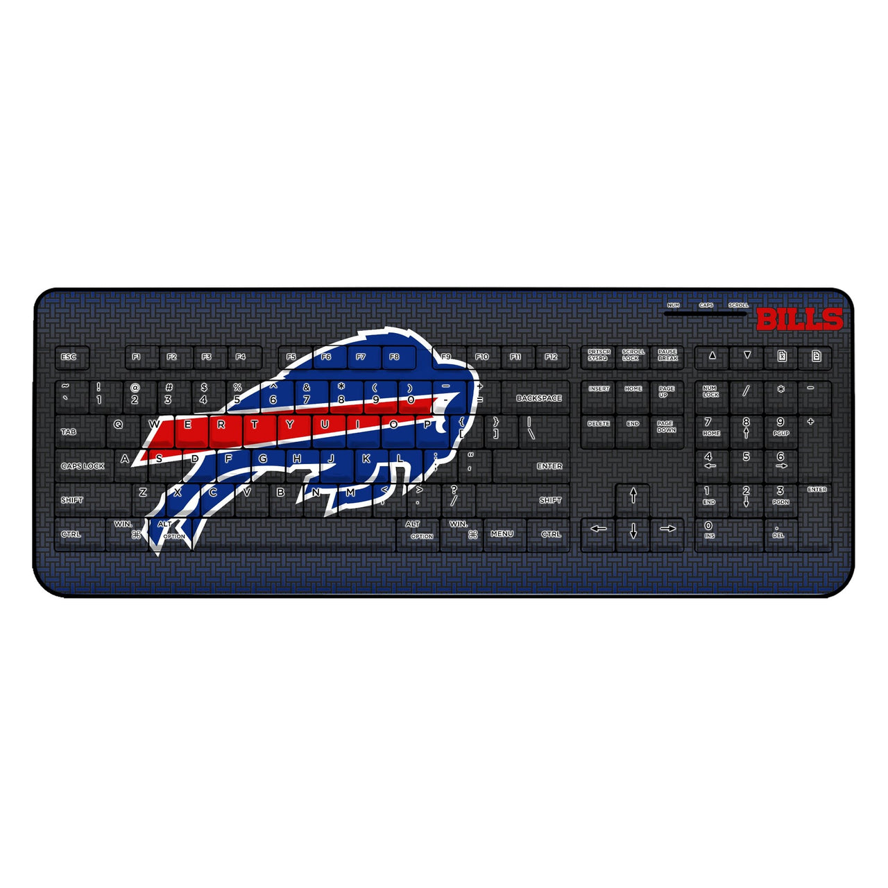 Buffalo Bills Linen Wireless USB Keyboard-0