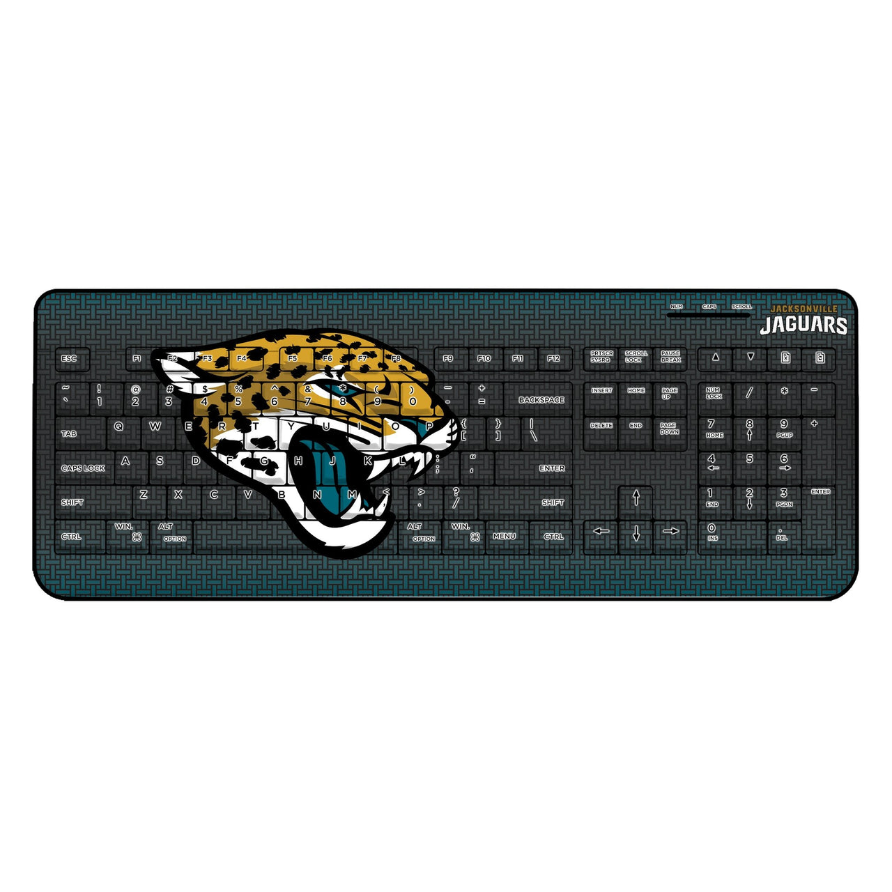 Jacksonville Jaguars Linen Wireless USB Keyboard-0