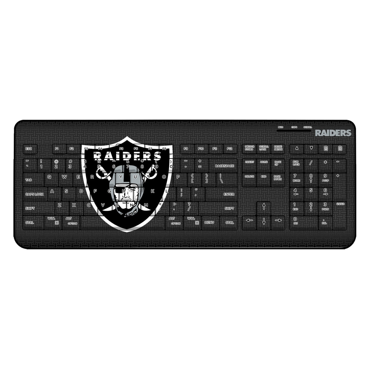 Las Vegas Raiders Linen Wireless USB Keyboard-0