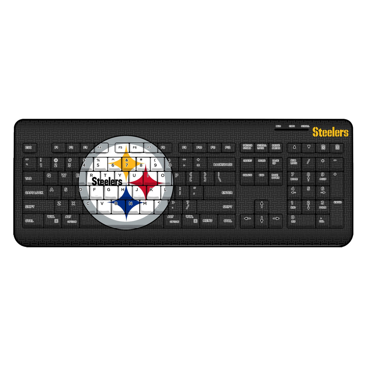 Pittsburgh Steelers Linen Wireless USB Keyboard-0