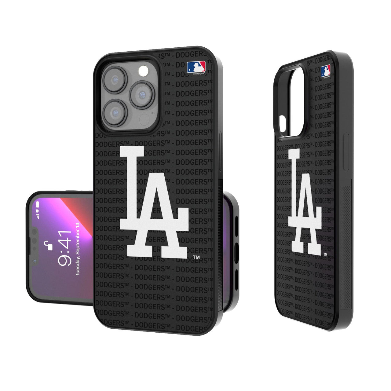 LA Dodgers Blackletter Bump Case-0