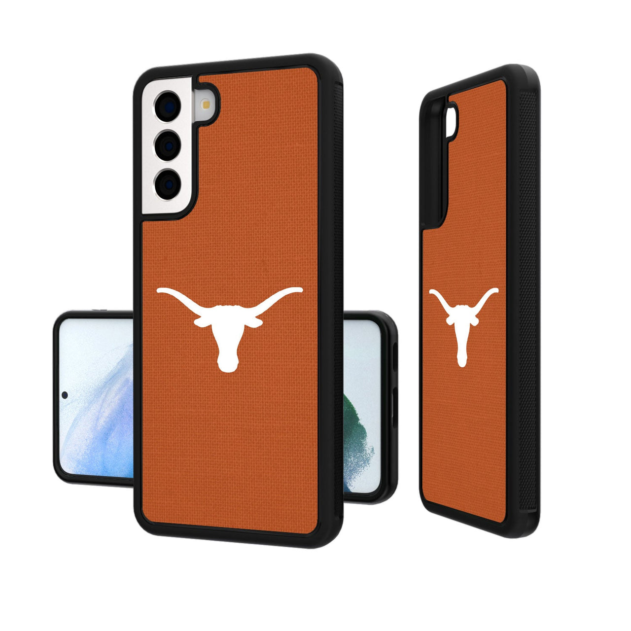 Texas Longhorns Solid Bumper Case-19