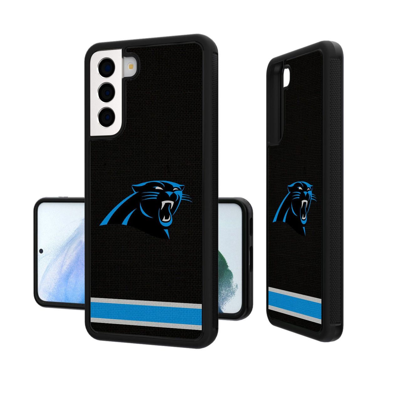 Carolina Panthers Stripe Bumper Case-19