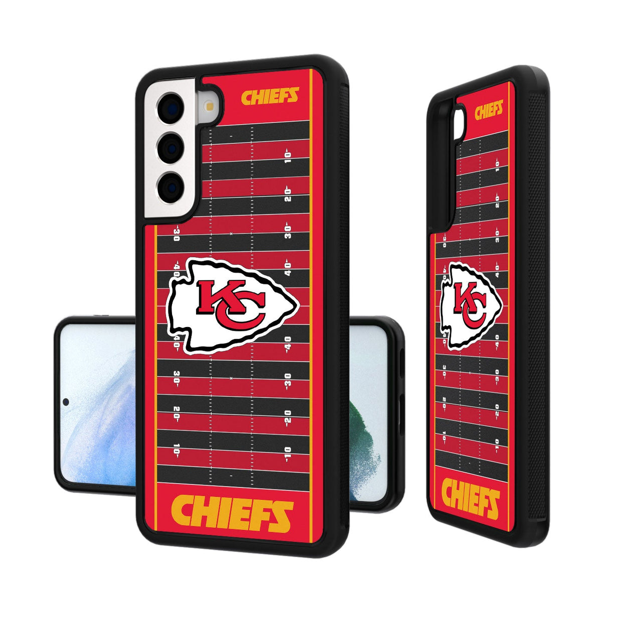 Kansas City Chiefs Football Field Bumper Case-19