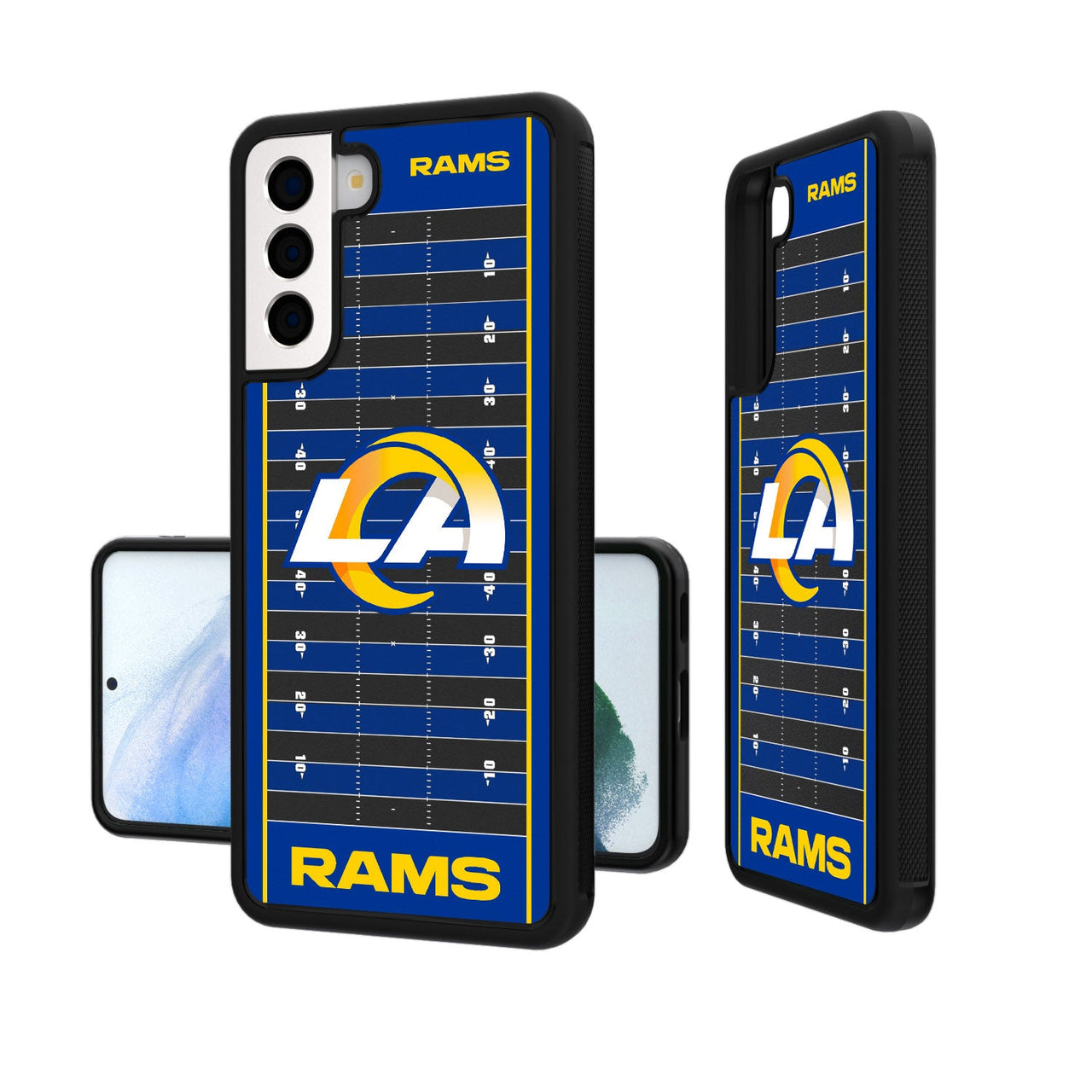 Los Angeles Rams Football Field Bumper Case-19