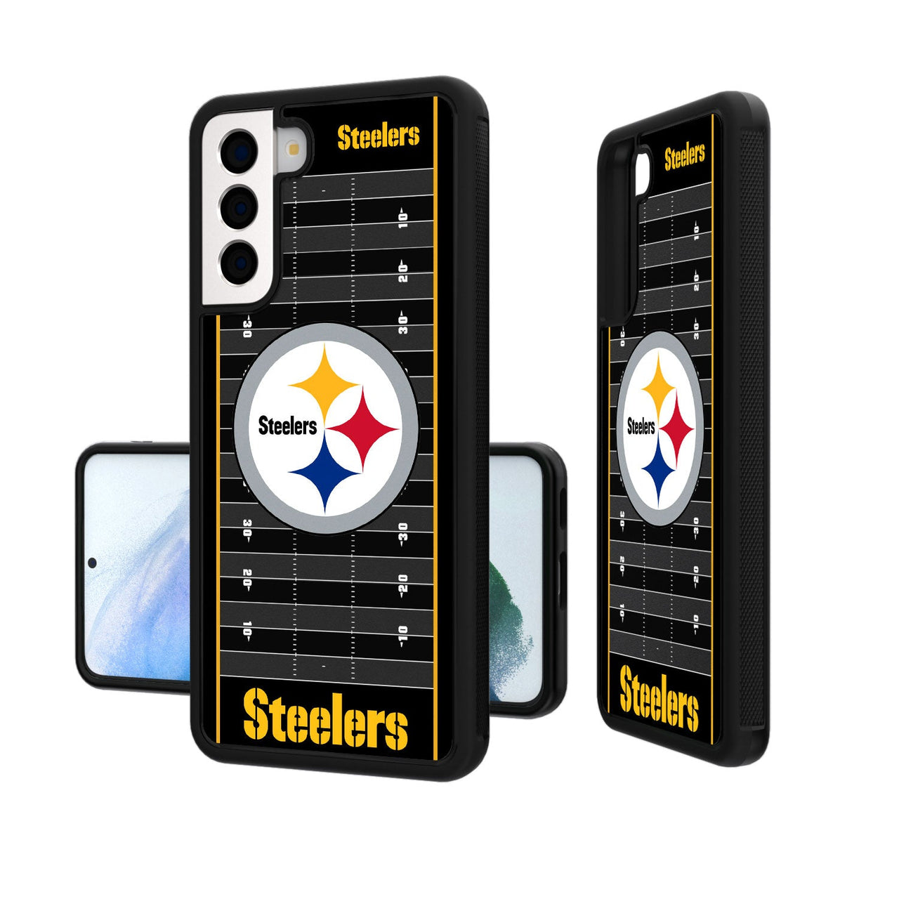 Pittsburgh Steelers Football Field Bumper Case-19