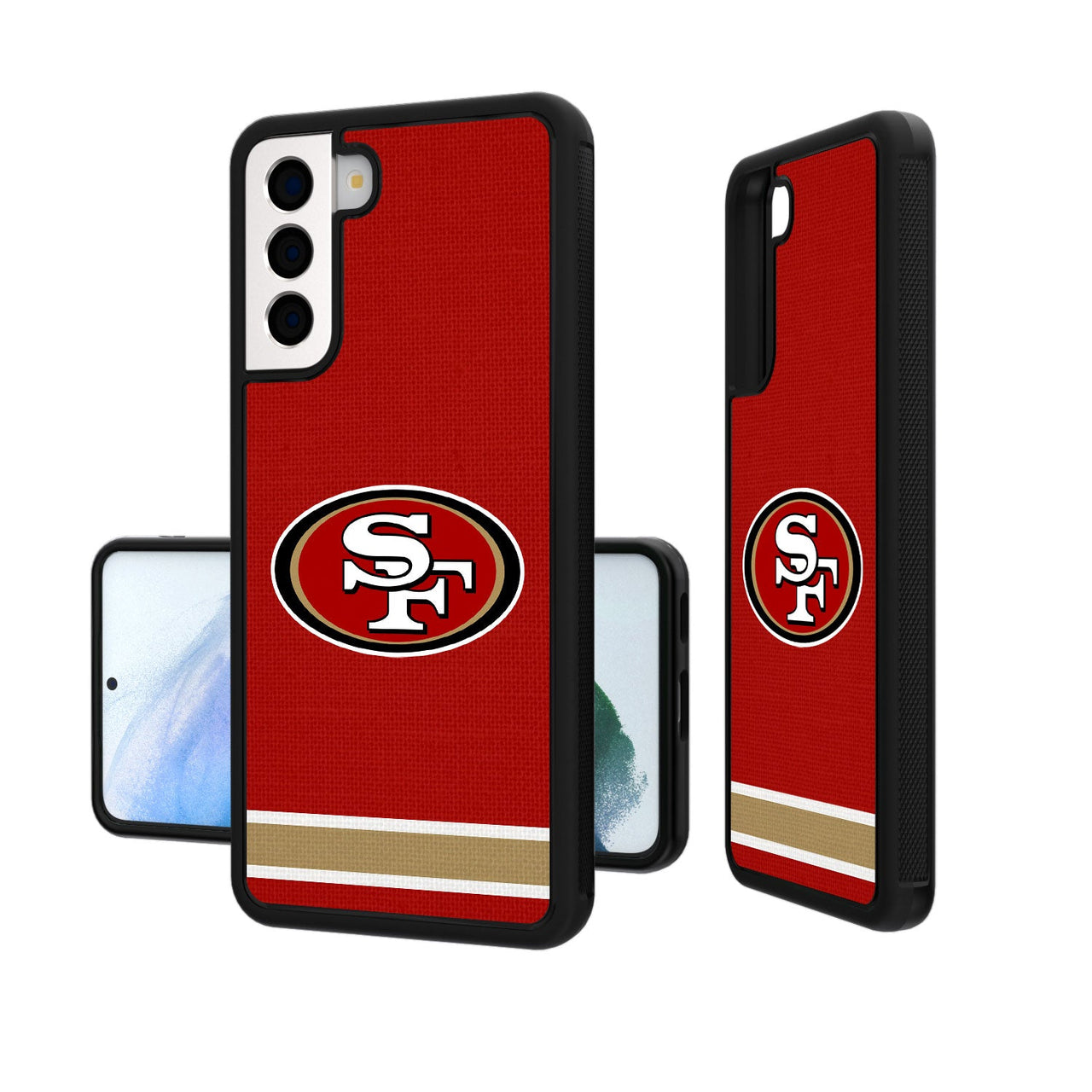 San Francisco 49ers Stripe Bumper Case-19