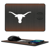 Thumbnail for Texas Longhorns Linen 15-Watt Wireless Charger and Mouse Pad-0