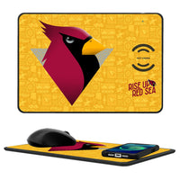 Thumbnail for Arizona Cardinals 2024 Illustrated Limited Edition 15-Watt Wireless Charger and Mouse Pad-0