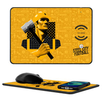 Thumbnail for Pittsburgh Steelers 2024 Illustrated Limited Edition 15-Watt Wireless Charger and Mouse Pad-0