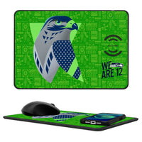 Thumbnail for Seattle Seahawks 2024 Illustrated Limited Edition 15-Watt Wireless Charger and Mouse Pad-0