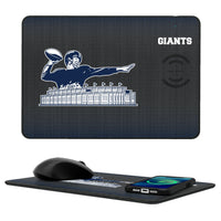 Thumbnail for New York Giants 1960-1966 Historic Collection Linen 15-Watt Wireless Charger and Mouse Pad-0