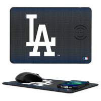 Thumbnail for LA Dodgers Linen 15-Watt Wireless Charger and Mouse Pad-0