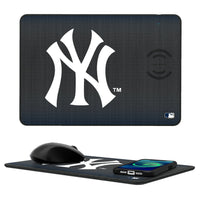 Thumbnail for New York Yankees Linen 15-Watt Wireless Charger and Mouse Pad-0