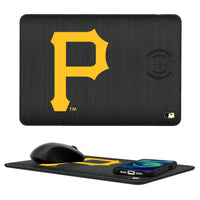 Thumbnail for Pittsburgh Pirates Linen 15-Watt Wireless Charger and Mouse Pad-0