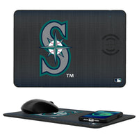 Thumbnail for Seattle Mariners Linen 15-Watt Wireless Charger and Mouse Pad-0