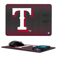 Thumbnail for Texas Rangers Linen 15-Watt Wireless Charger and Mouse Pad-0