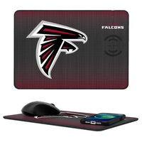 Thumbnail for Atlanta Falcons Linen 15-Watt Wireless Charger and Mouse Pad-0