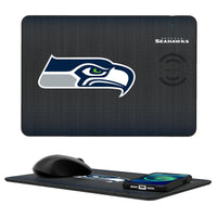 Thumbnail for Seattle Seahawks Linen 15-Watt Wireless Charger and Mouse Pad-0