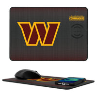 Thumbnail for Washington Commanders Linen 15-Watt Wireless Charger and Mouse Pad-0