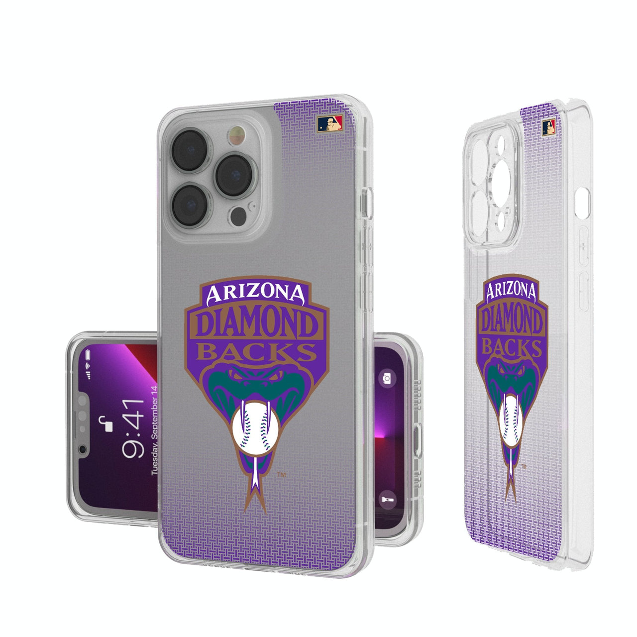 Arizona Diamondbacks 1999-2006 - Cooperstown Collection Linen Clear Phone Case-0