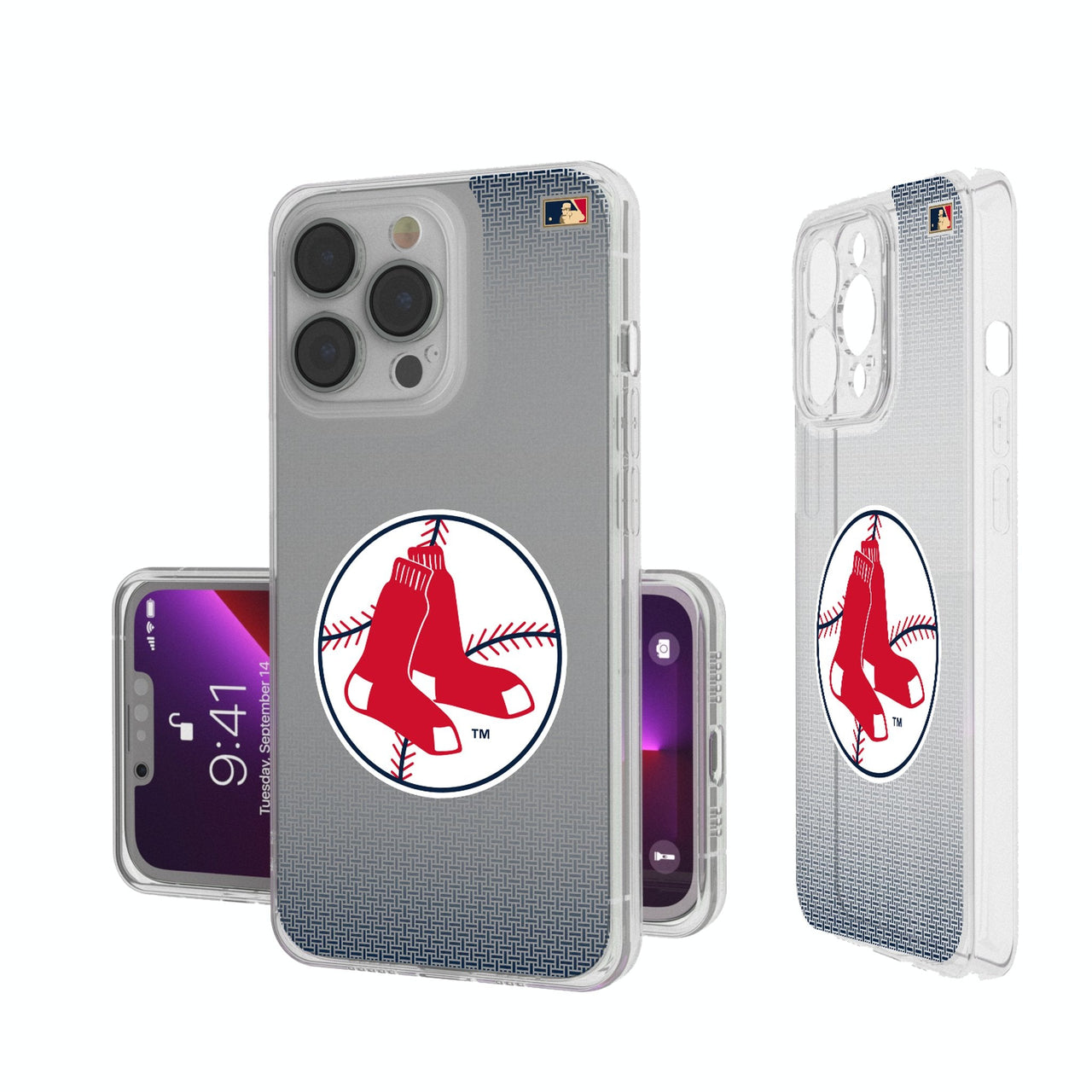 Boston Red Sox 1970-1975 - Cooperstown Collection Linen Clear Phone Case-0