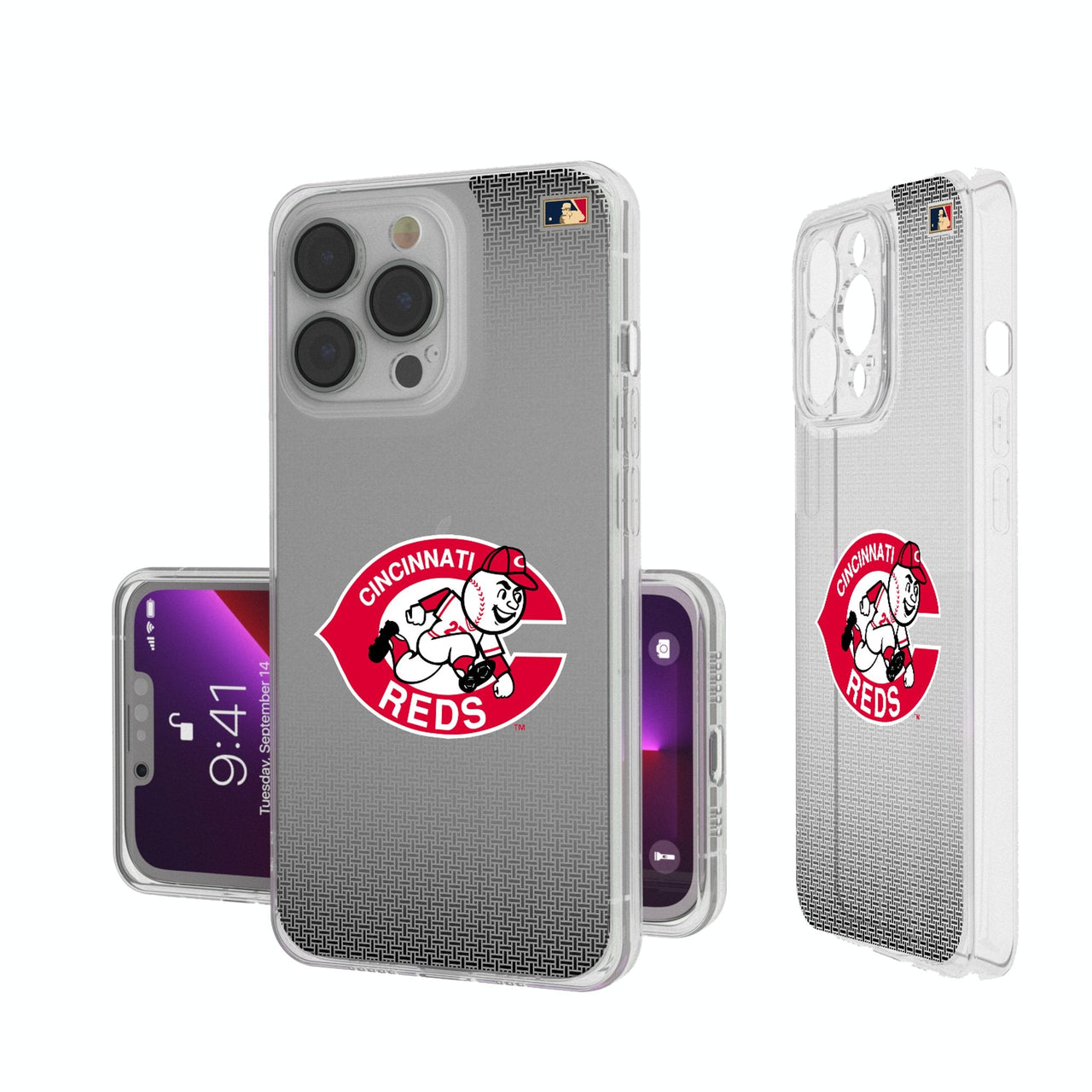 Cincinnati Reds 1974-1992 - Cooperstown Collection Linen Clear Phone Case-0