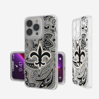 Thumbnail for New Orleans Saints Paisley Clear Case-0