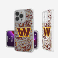 Thumbnail for Washington Commanders Paisley Clear Case-0