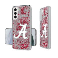 Thumbnail for University of Alabama Crimson Tide Script A Paisley Clear Phone Case-0