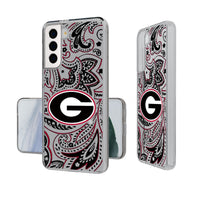 Thumbnail for University of Georgia Bulldogs Paisley Clear Phone Case-0