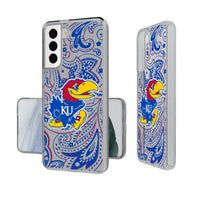 Thumbnail for University of Kansas Jayhawks Paisley Clear Phone Case-0