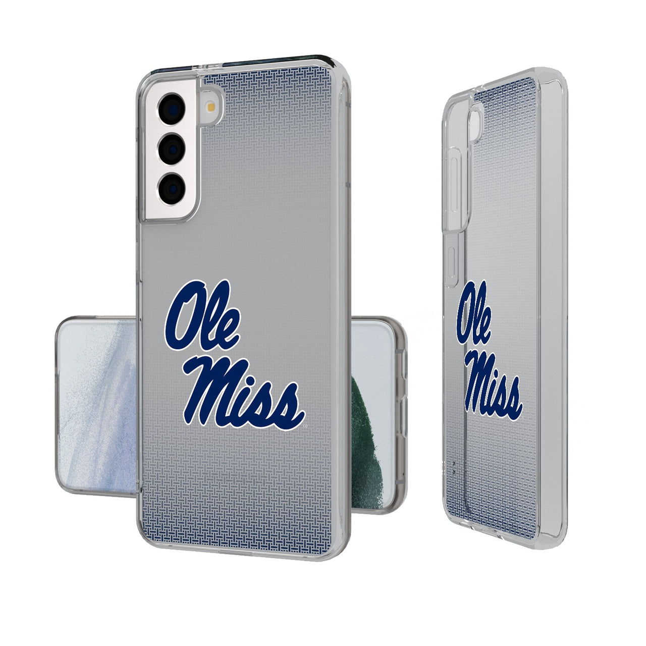 University of Mississippi Rebels Linen Clear Phone Case-0