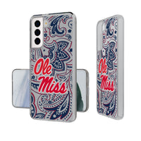 Thumbnail for University of Mississippi Rebels Paisley Clear Phone Case-0