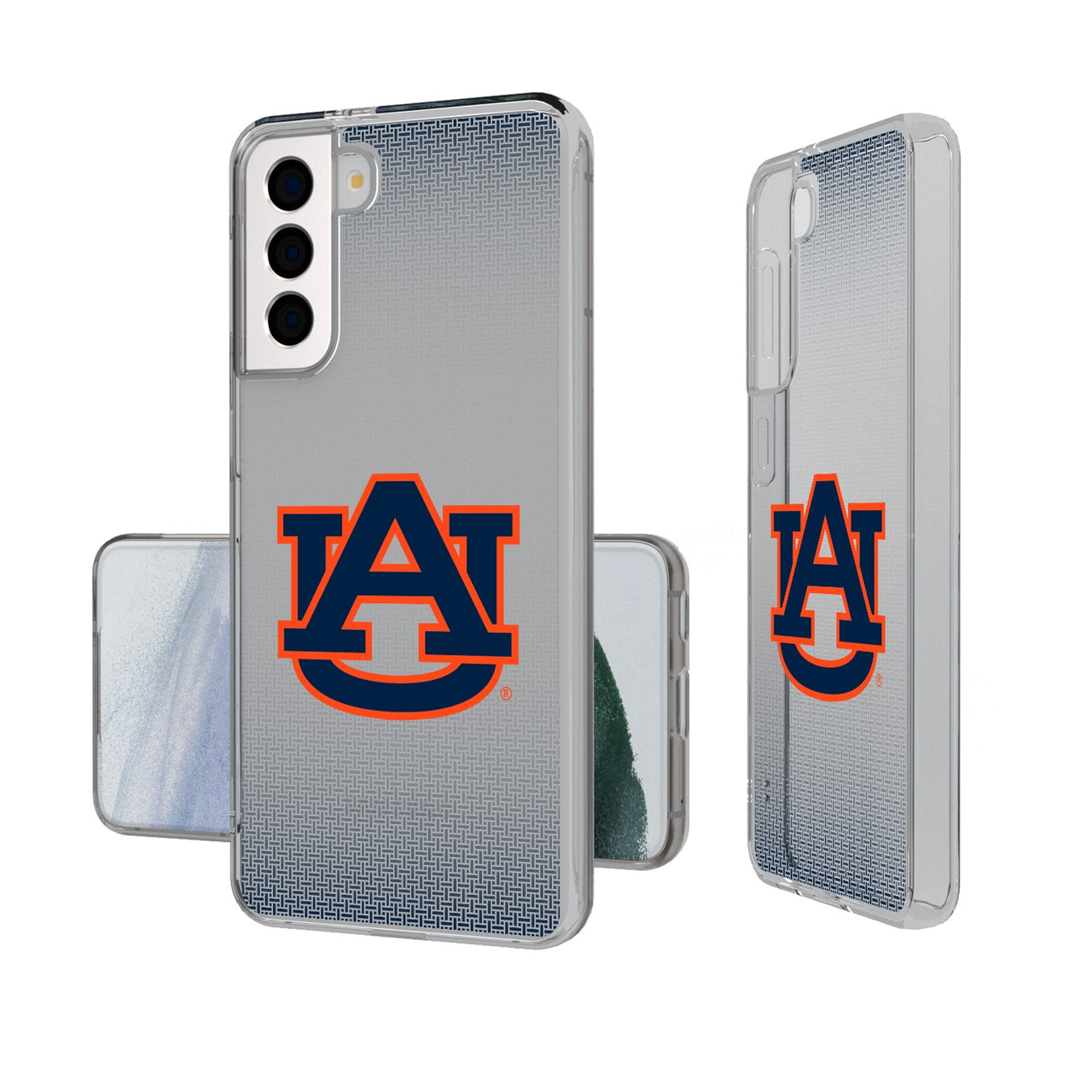 University of Auburn Tigers Linen Clear Phone Case-0