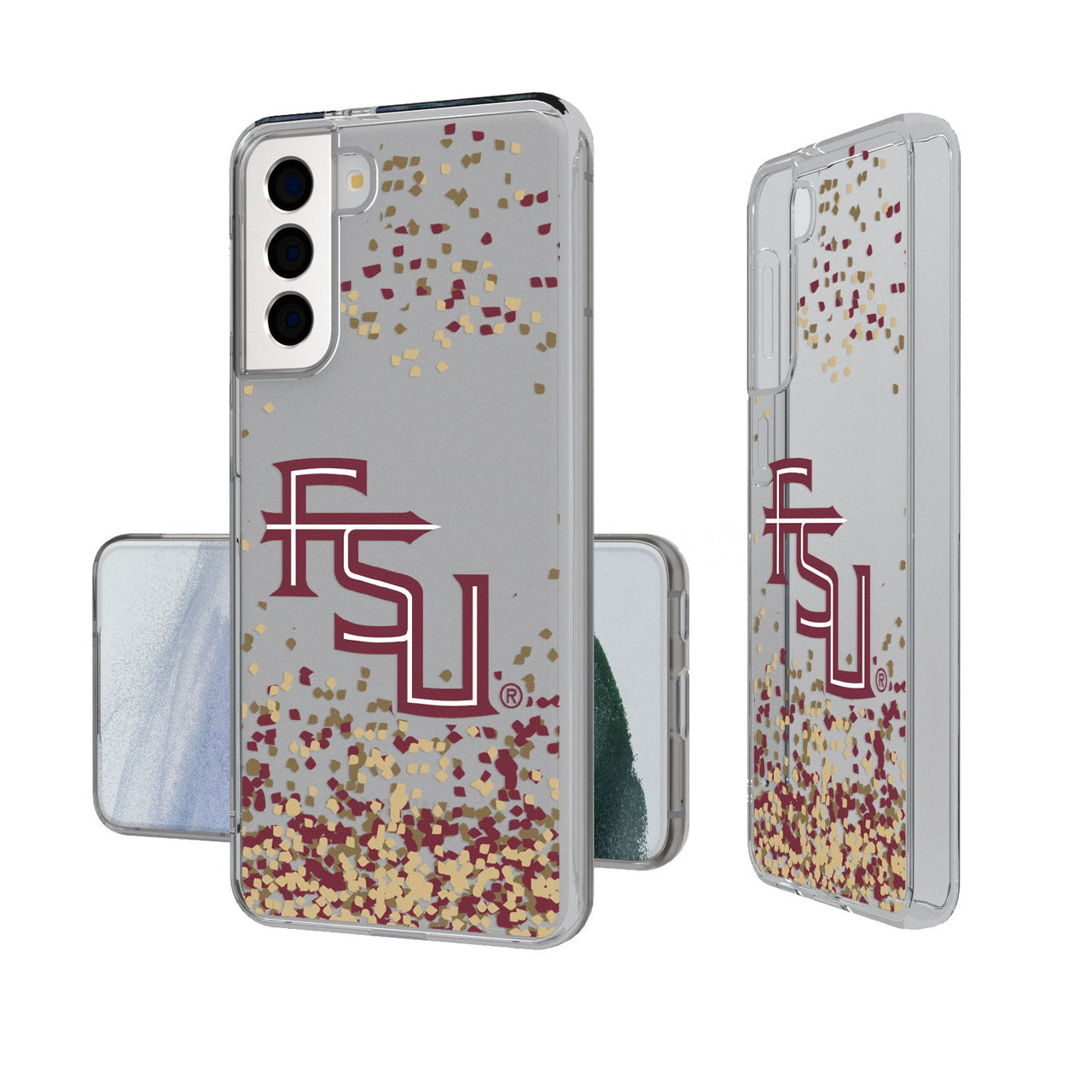 Florida State Seminoles Confetti Clear Case-19